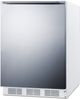 Summit® Peak24 Series 24” 5.8 Cu. Ft. Stainless Steel Under the Counter Refrigerator-2