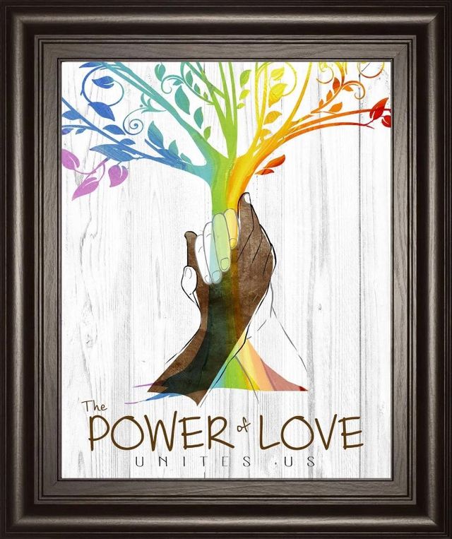 Classy Art Power of Love by Kelly Donovan Wall Art-0