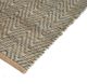 A & B Home Brown 8'x10' Sisal Rug with Shuttle Weave Durrie-3