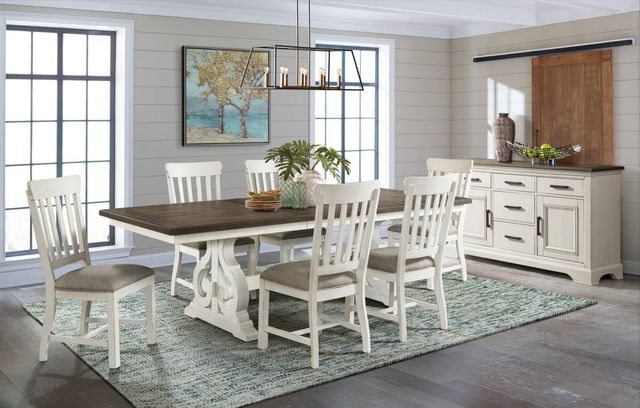 Intercon Drake French Oak/Rustic White Sideboard-1