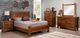 Handstone Rafters King Bed with 32’’ High Footboard-1