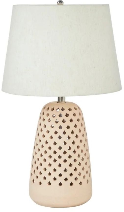 LH Home Skye Taverna Beige/Ivory Table Lamp-0