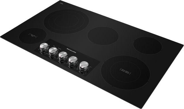 KitchenAid® 36" Black Electric Cooktop-2