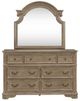 Liberty Furniture Magnolia Manor Weathered Bisque Dresser and Mirror-2