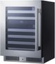 Summit® 24" Stainless Steel Built-In Wine Cooler-1