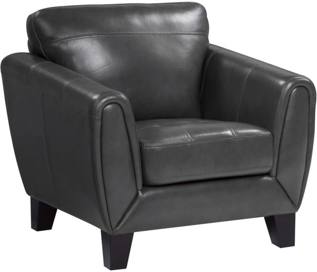 Homelegance® Spivey Dark Gray Leather Accent Chair-0