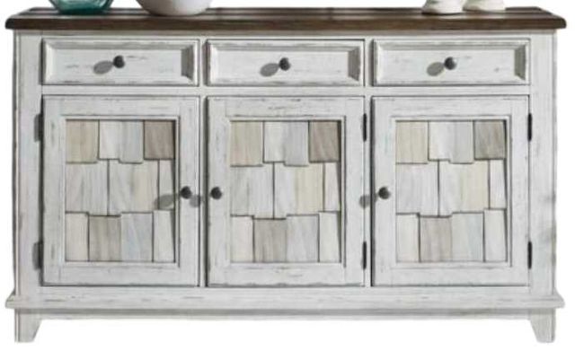 Liberty Furniture River Place Riverstone White/Tobacco Accent Server-0