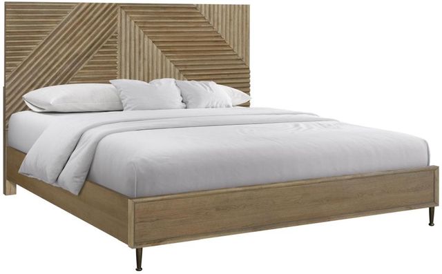 Bernards Linné Wheat King Matrix Panel Bed-0