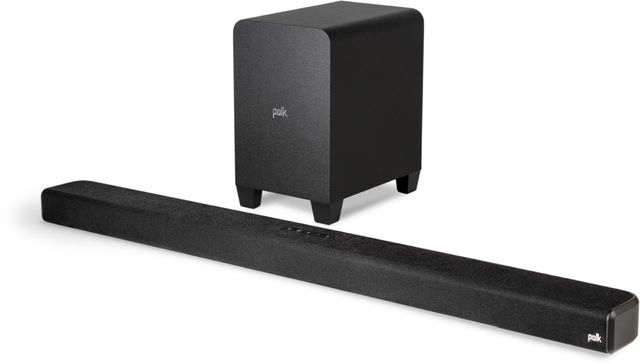 Polk Audio® Black True Dolby Atmos Soundbar with Wireless Subwoofer-0