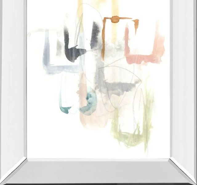 Classy Art Pastel Windows I by June Erica Vess Mirror Framed Wall Art-1