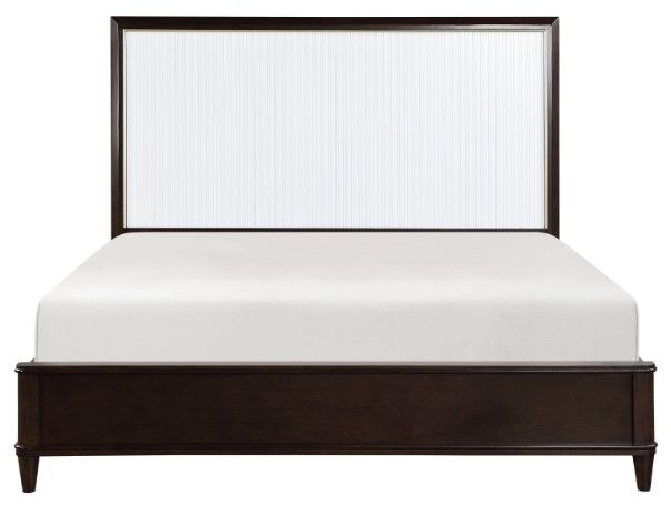 Homelegance® Niles Black/Cherry Queen Panel Storage Bed-2
