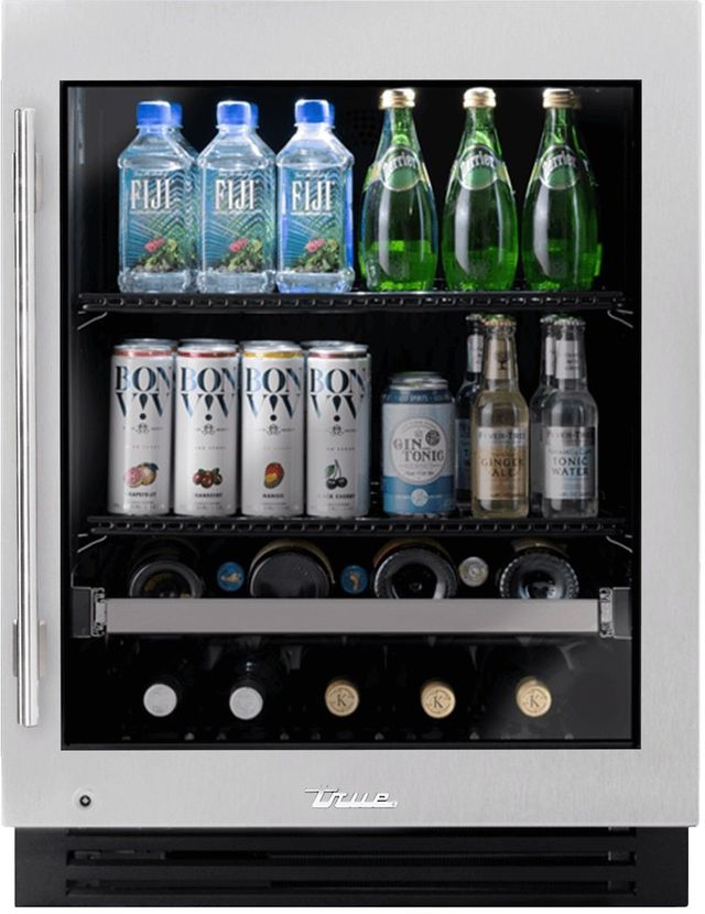 True® 24" 5.0 Cu. Ft. Stainless Steel Beverage Center-0