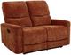 Coaster® Navarro Burnt Orange Upholstered Reclining Loveseat-0