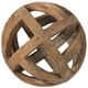 A & B Home Brown 8" Ravello Decorative Sphere-1