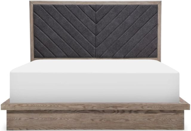 Legacy Classic Halifax Flax/Java California King Upholstered Panel Bed-2