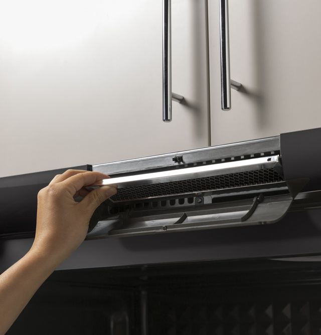 GE Profile™ 2.1 Cu. Ft. Black Slate Over The Range Sensor Microwave-1