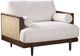 Furniture of America® Alesund Beige/Walnut Chair-0