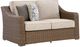 Signature Design by Ashley® Laguna Heights Beige/Gray Fabric/Resin Wicker Outdoor Loveseat-0