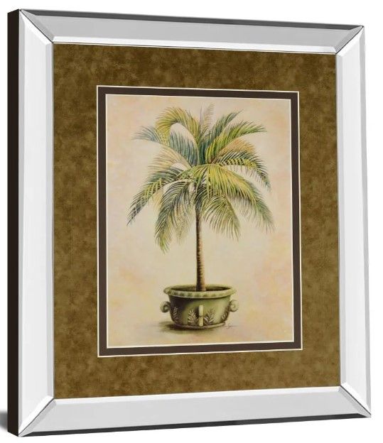 Classy Art Potted Palm Il Mirror Framed Wall Art-0