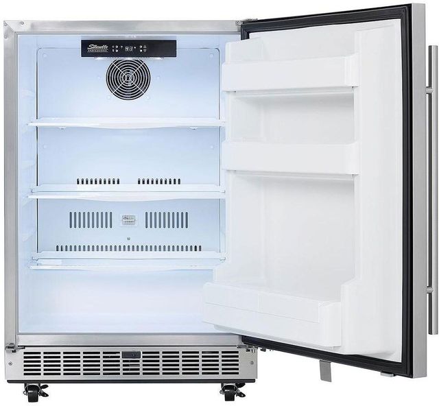 Silhouette® Professional Aragon 24" 5.5 Cu. Ft. Stainless Steel Outdoor All Refrigerator-1