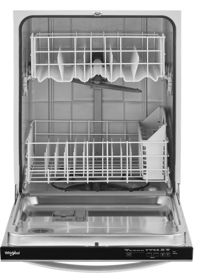 Whirlpool® 24" Stainless Steel Top Control Built In Dishwasher-2