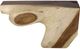 A & B  Home Brown/Off-White Console Table-0