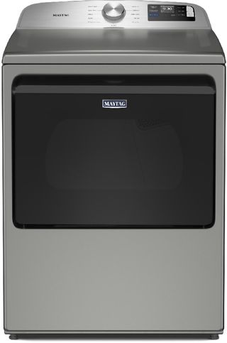 Maytag 7.4 Cu. Ft. Radiant Silver Electric Dryer with Advanced Moisture Sensing
