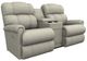 La-Z-Boy® Pinnacle Antique Power Wall Reclining Loveseat with Console, Headrest, and Lumbar-0