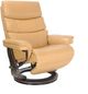 BenchMaster Cheer Saddle Manual Flip-Up Footrest Recliner-0