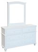 Cottage Creek Furniture Abilene White Mirror-1