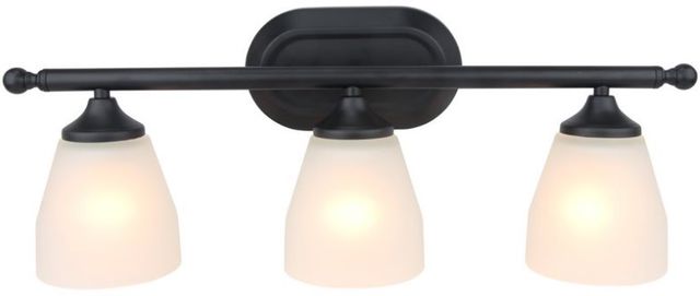 YHD Flat Black 3-Light Vanity Lighting-1