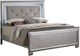 Furniture of America® Bellanova Silver King Panel Bed-0