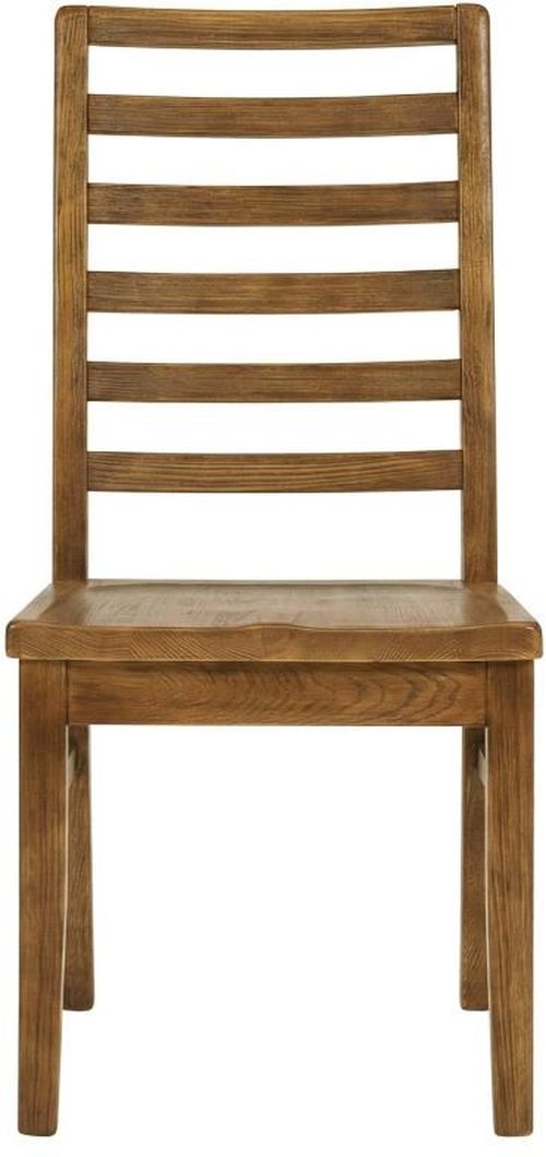 International Furniture Direct Balam Brown Dining Side Chair-1