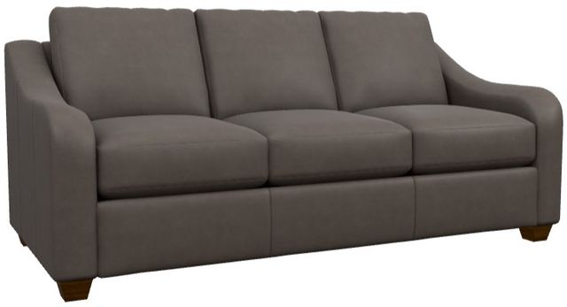 La-Z-Boy® Charlie Greystone Leather Sofa-0