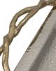 A & B Home Mabrey Gold/Silver Branch Tray-4