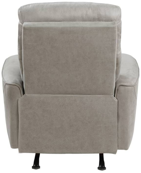 Homelegance® Ouray Gray Manual Rocker Recliner-4
