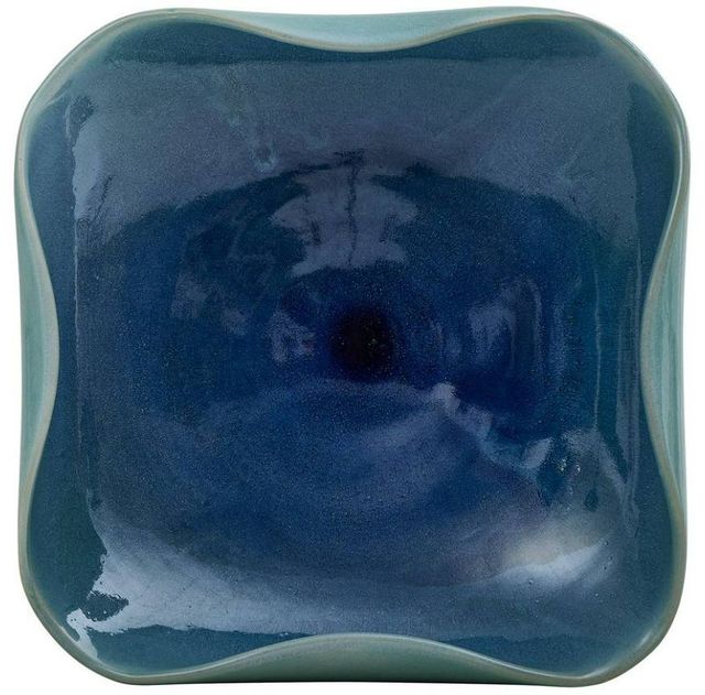 Uttermost® Blue Lagoon Blue-Green Ceramic Indoor-Outdoor Bowl-4