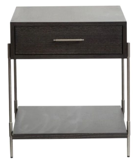 Magnussen Home® Spencer Dark Briarsmoke Gray End Table-1