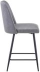 Jofran Inc. Urban Archive Maddox Gray Upholstered Counter Stool-3