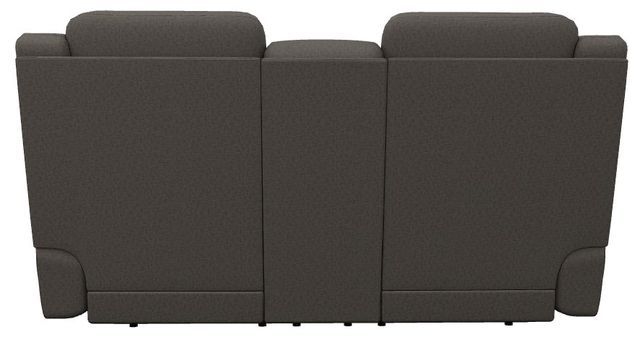 La-Z-Boy® Joel Pewter Power Reclining Loveseat with Console, Headrest, and Lumbar-3