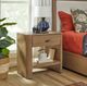 Flexsteel® Normandy Driftwood Open Nightstand-1