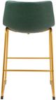 Zuo® Modern Augusta Gold/Green Barstool-3