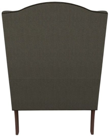 Best® Home Furnishings Customizable Sylvia Dark Walnut 35" Wing Back Chair-3