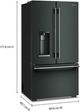KitchenAid® 36" 23.1 Cu. Ft. Juniper Counter Depth French Door Refrigerator with Intelligent Auto Fill-3