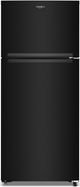 Whirlpool® 33" 16.35 Cu. Ft. Black Top Freezer Refrigerator with Total Coverage Cooling-0