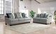 Furniture of America® Plaistow Gray Loveseat-1