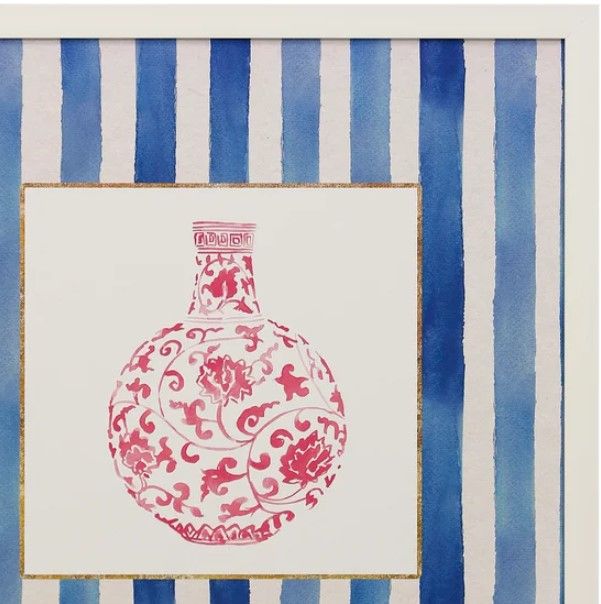 Stylecraft Tamara Day for Stylecraft Chinoiserie Vase IIIII Wall Art-1