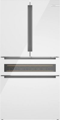 Bosch 800 Series Arctic White Counter Depth French Door Refrigerator