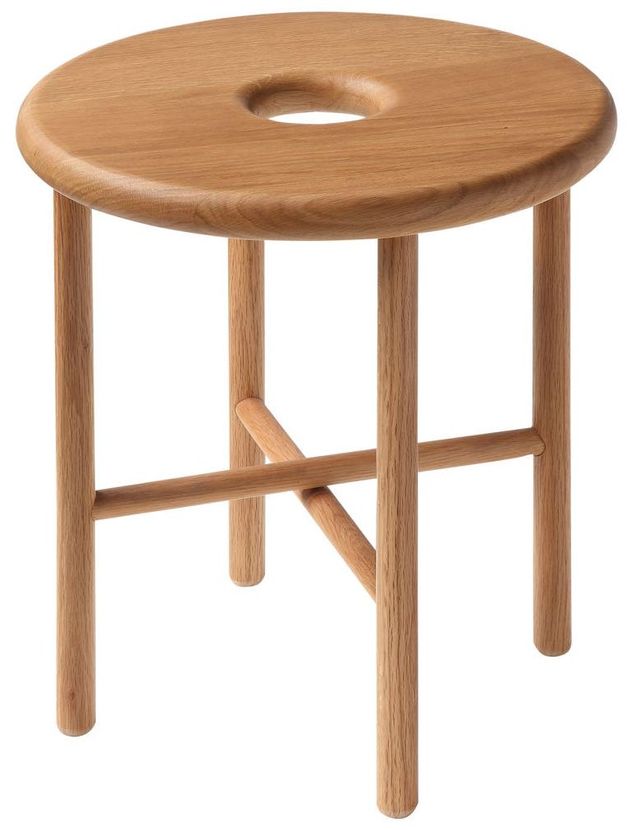 Tabouret Chêne Blanc Naturel Namba Moe's Home Collections