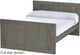 Crate Designs™ Furniture Graphite Full XL Youth Panel Bed-0